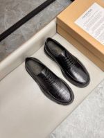 J.M.WESTON Black calfskin Leather Shoes-J.M.WESTON Man Business Leather Shoes